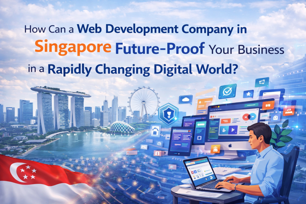 Blog banner: How Can a Web Development Company in Singapore Future-Proof Your Business in a Rapidly Changing Digital World