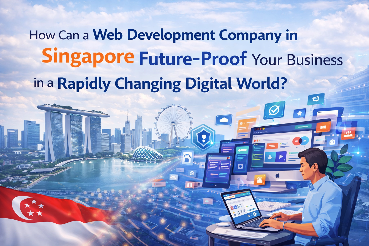 Blog banner: How Can a Web Development Company in Singapore Future-Proof Your Business in a Rapidly Changing Digital World