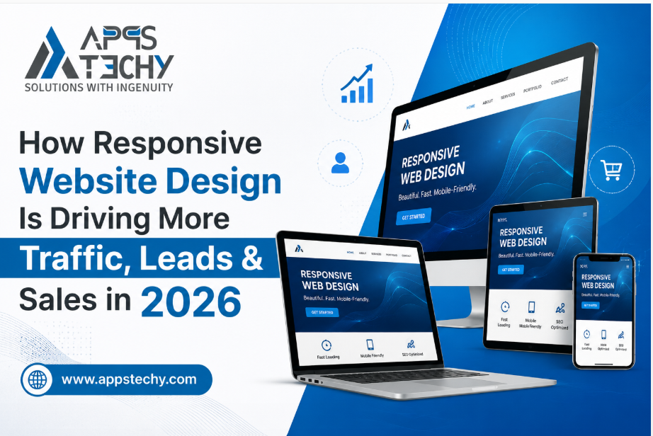 Blog Banner: How Responsive Website Design Is Driving More Traffic, Leads & Sales in 2026