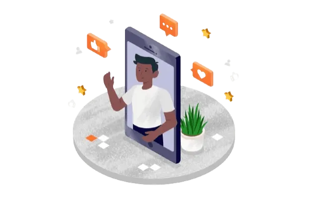 Client Testimonial Illustration