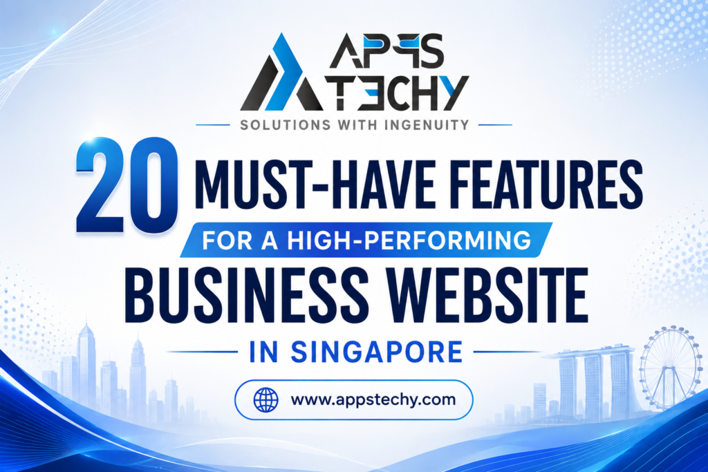 20 Must-Have Features for a High-Performing Business Website in Singapore