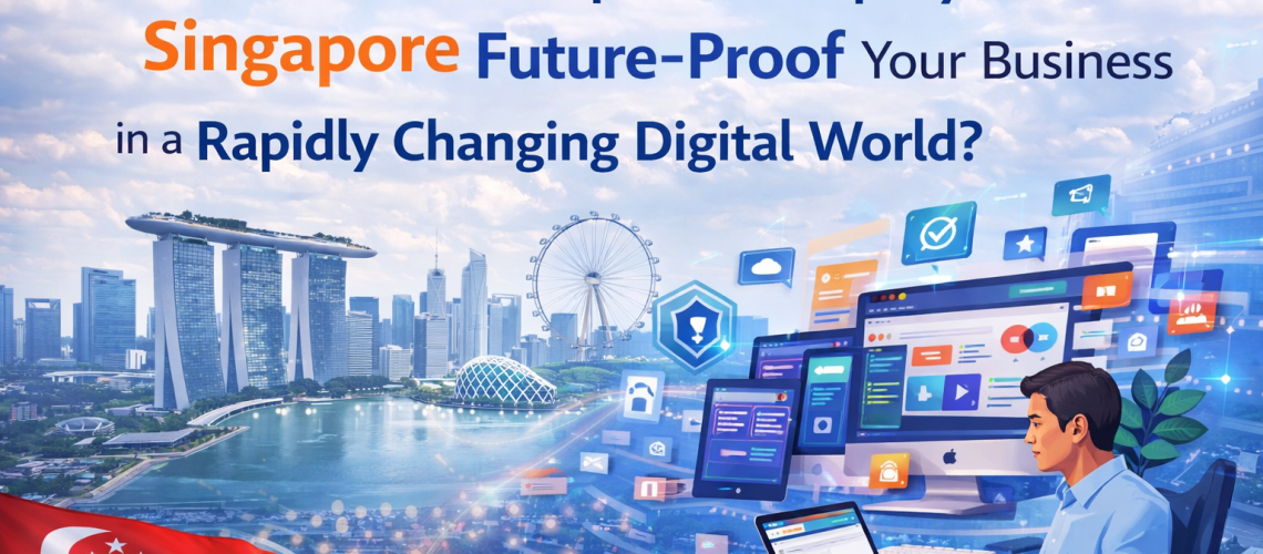 Blog banner: How Can a Web Development Company in Singapore Future-Proof Your Business in a Rapidly Changing Digital World