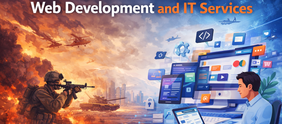 Blog banner: How War Could Influence the Future of Web Development and IT Services
